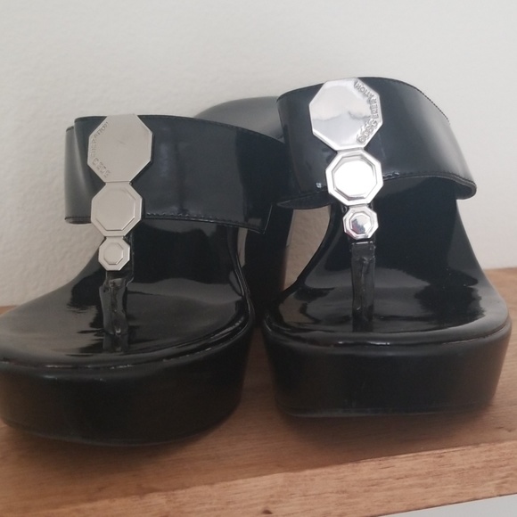 BCBG Patent Leather Wedge - Picture 2 of 5